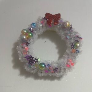 Newly Handmade Christmas Wreath Brooch/Pin